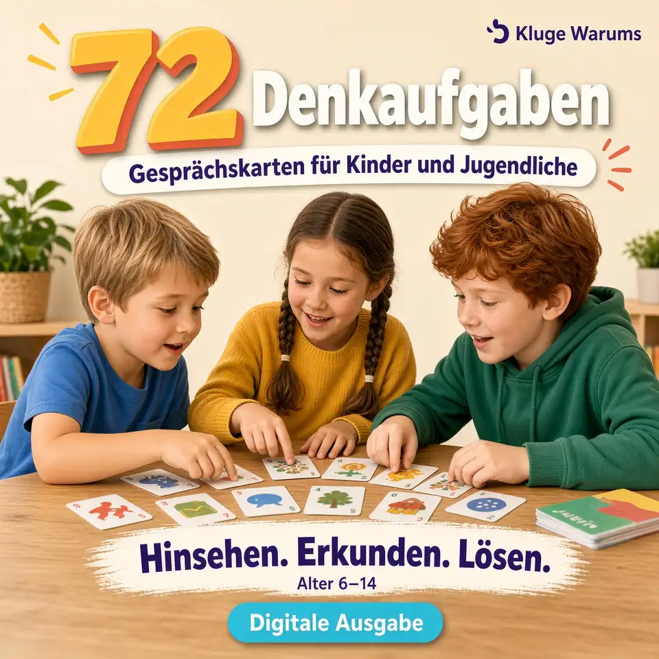 72 Denkaufgaben: Gesprächskarten für Kinder und Jugendliche